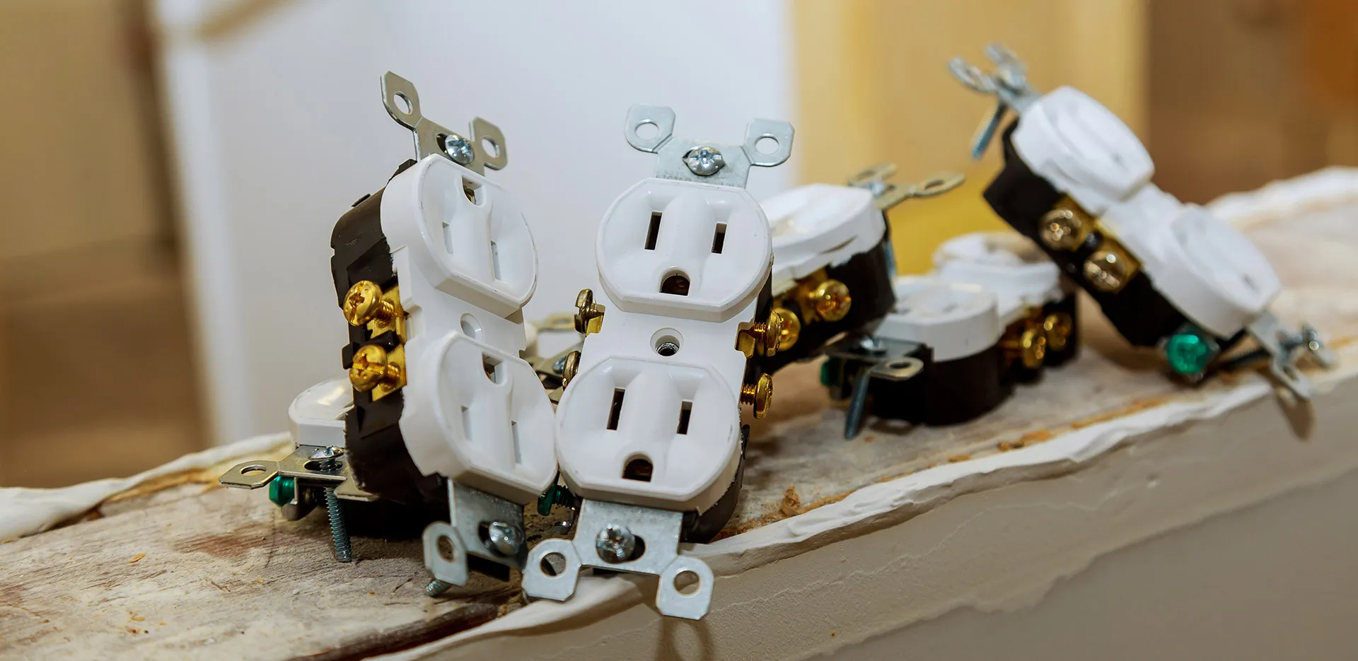 Modern electrical outlets installed in a Vancouver WA home by Newman Electric